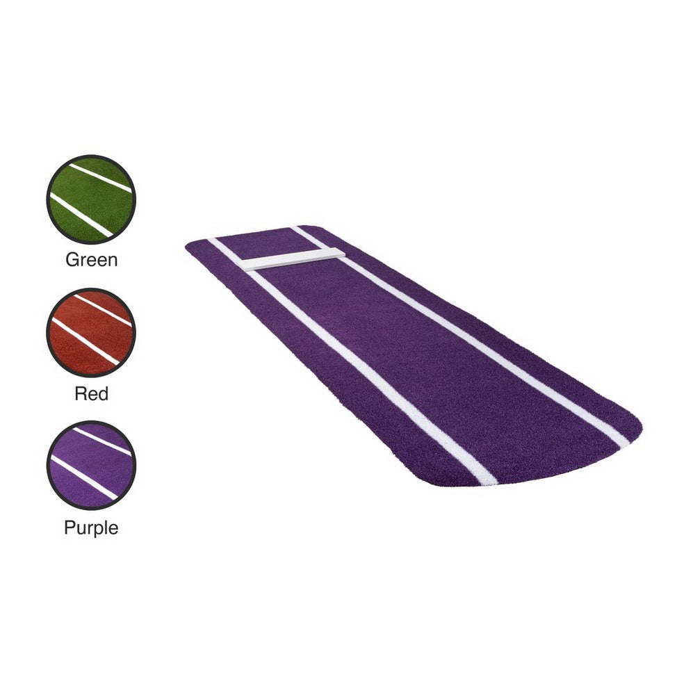 Portolite Signature Non-Skid Softball Pitching Mat with Spikes