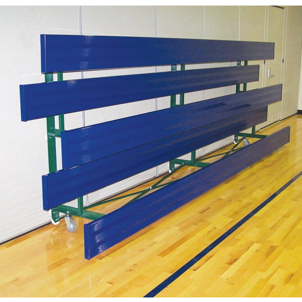 Bleacher - 27 ft. (2 Row - Single Foot Plank) - Tip & Roll