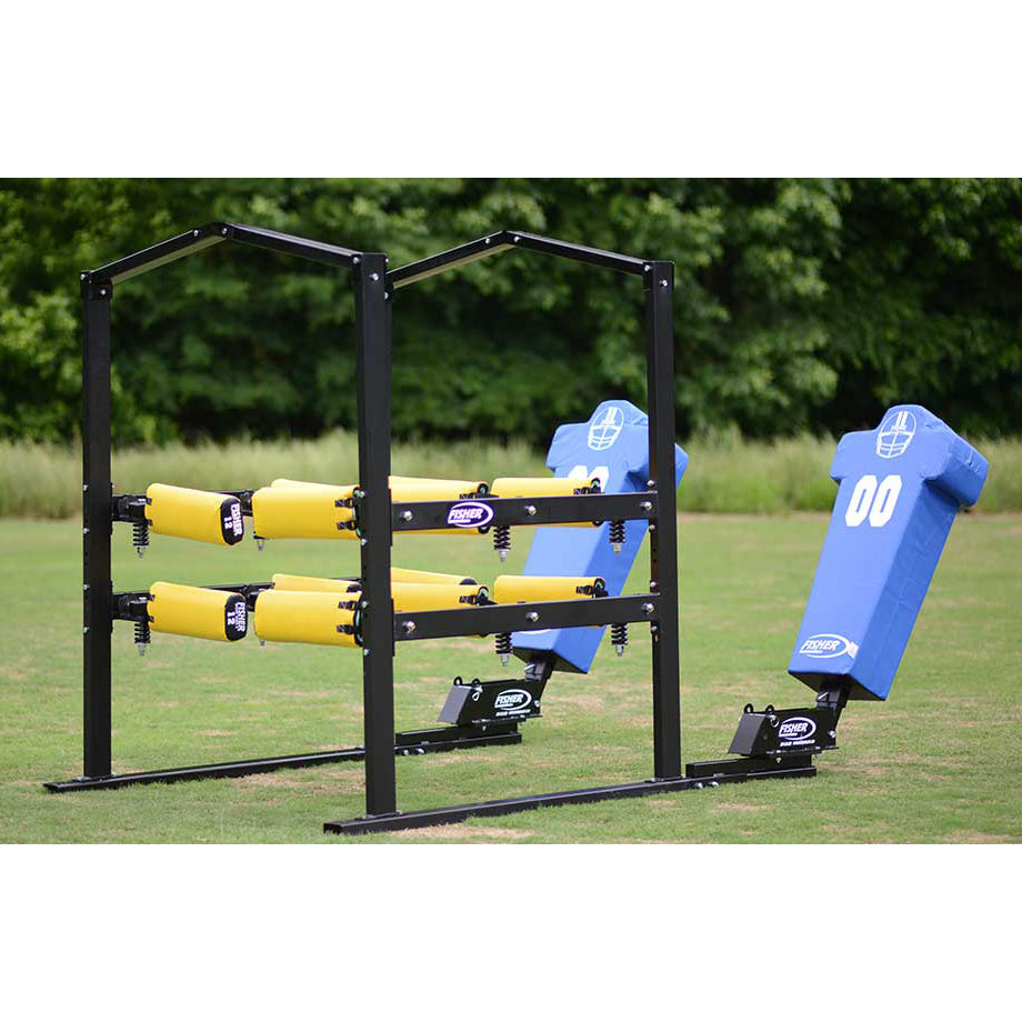 Fisher Athletic 12-Arm Power Blaster with Boomer Sleds