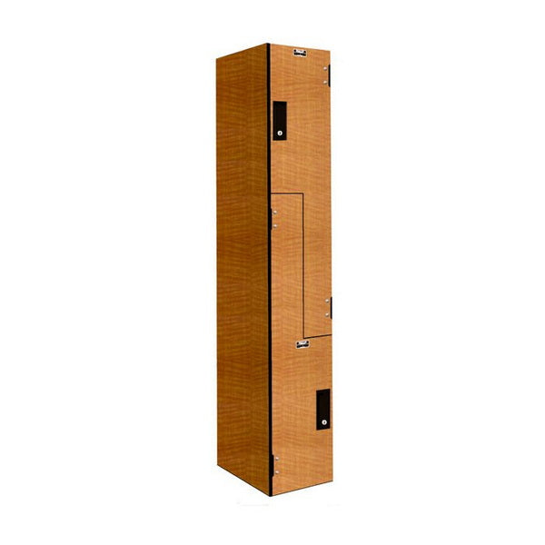 Hallowell VersaMax Phenolic Locker One-Wide Z-Tier - Assembled