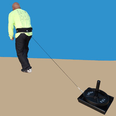 New York Barbell Drag Sled with Padded Harness TDS-11450