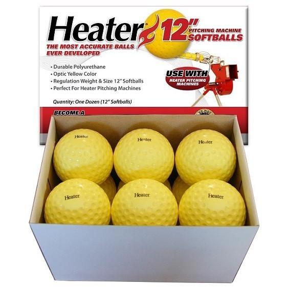 Heater 12 Inch Pitching Machine Softballs