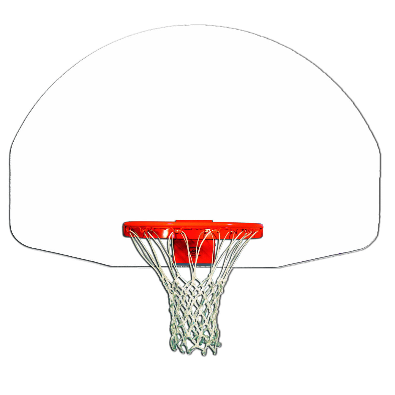 Gared Durable Fan-Shape Unmarked Steel Basketball Backboard