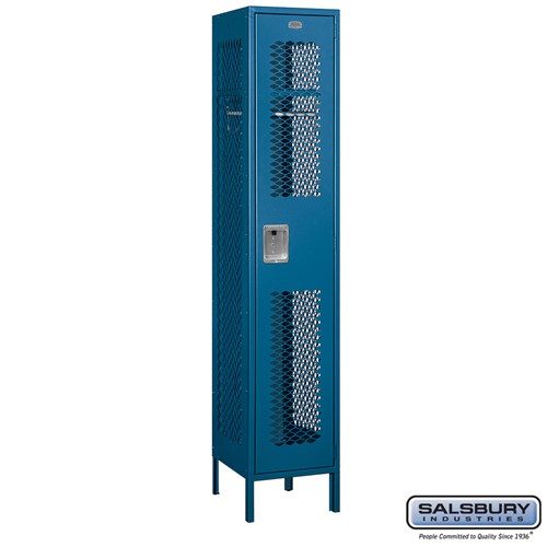 Salsbury 15" Wide Single Tier Vented Metal Locker - 1 Wide