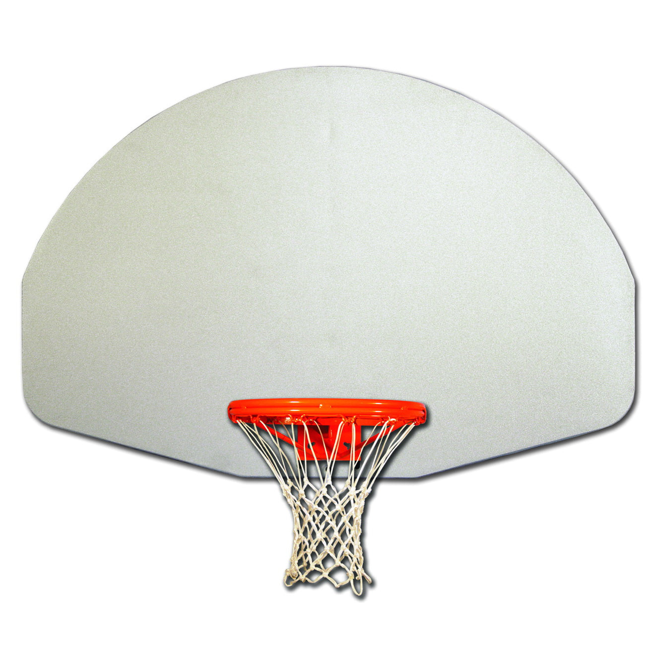 Gared Fan-Shape Natural Aluminum Basketball Backboard