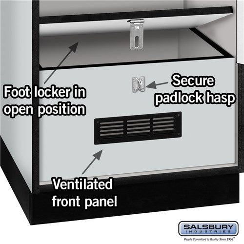 Salsbury 24" Wide Designer Wood Gear Locker