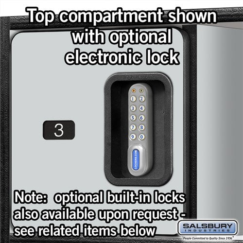 Salsbury 24" Wide Designer Wood Gear Locker