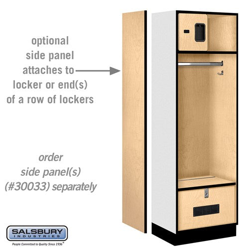 Salsbury 24" Wide Designer Wood Open Access Locker