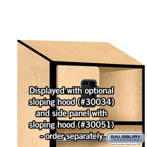 Salsbury 24" Wide Designer Wood Open Access Locker
