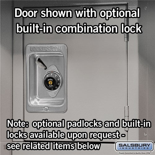 Salsbury 24" Wide Open Access Metal Locker