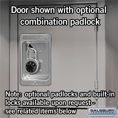 Salsbury 24" Wide Open Access Metal Locker