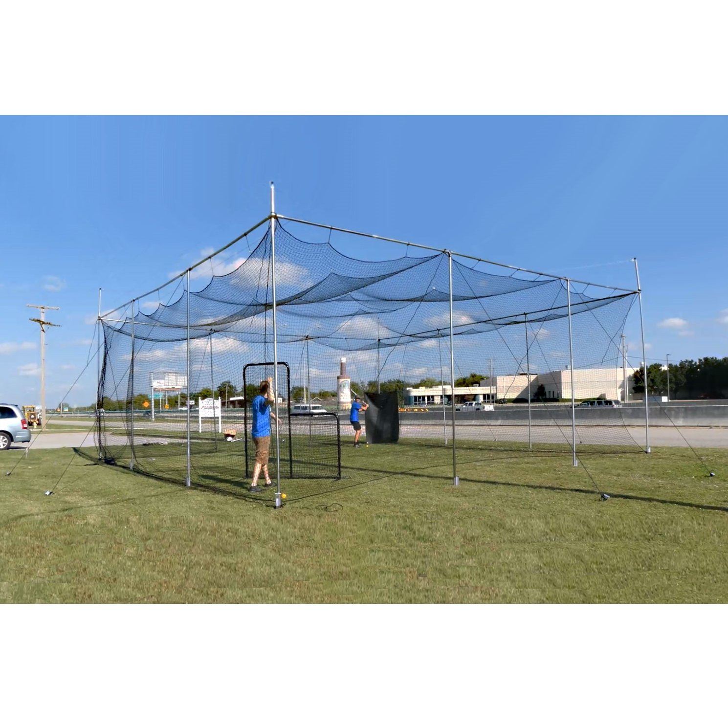 Cimarron Diamond Deluxe Batting Cage 32'x 32'x 12' - Pitch Pro Direct