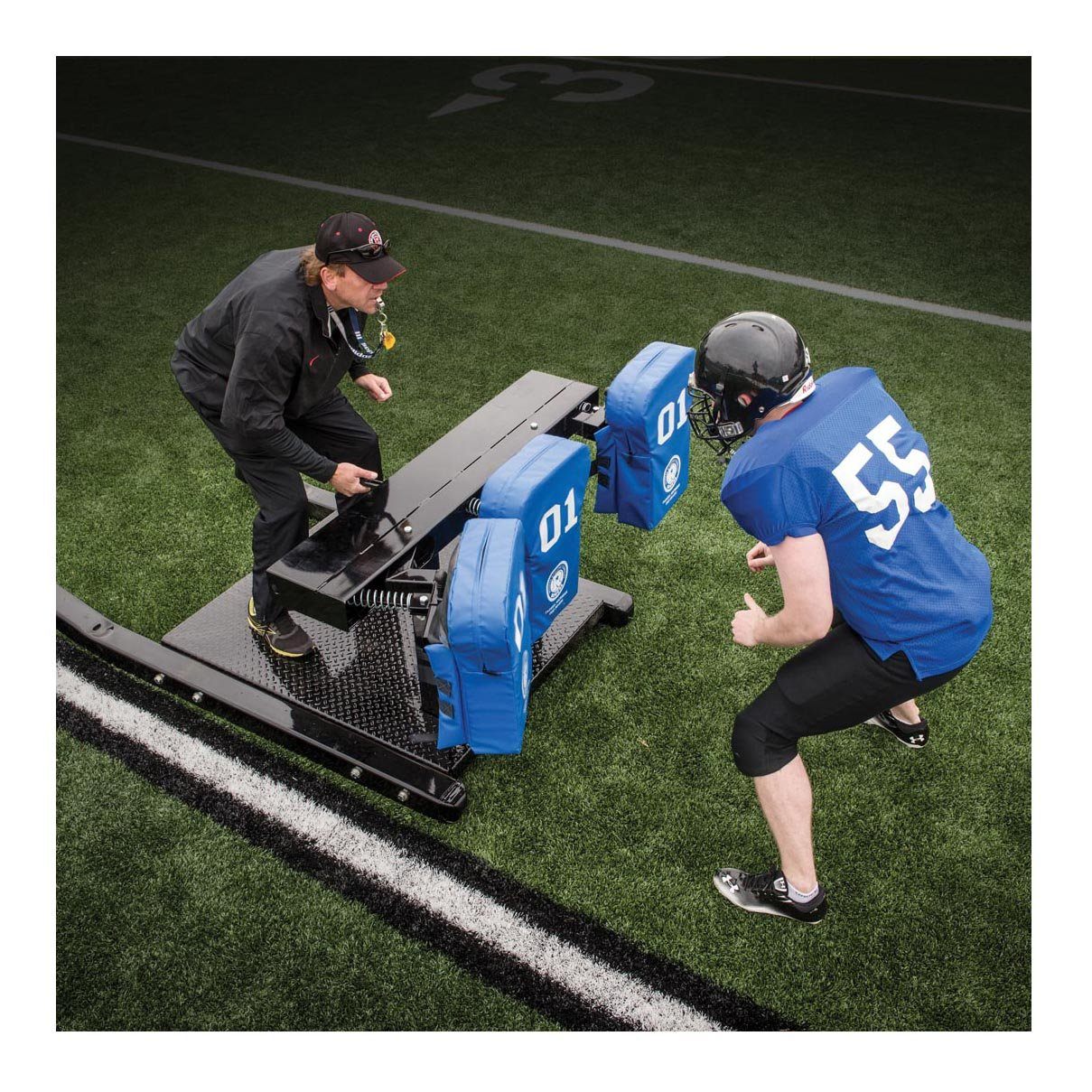 Rogers Three-Read Post Mount and Ground Sleeve - Pitch Pro Direct