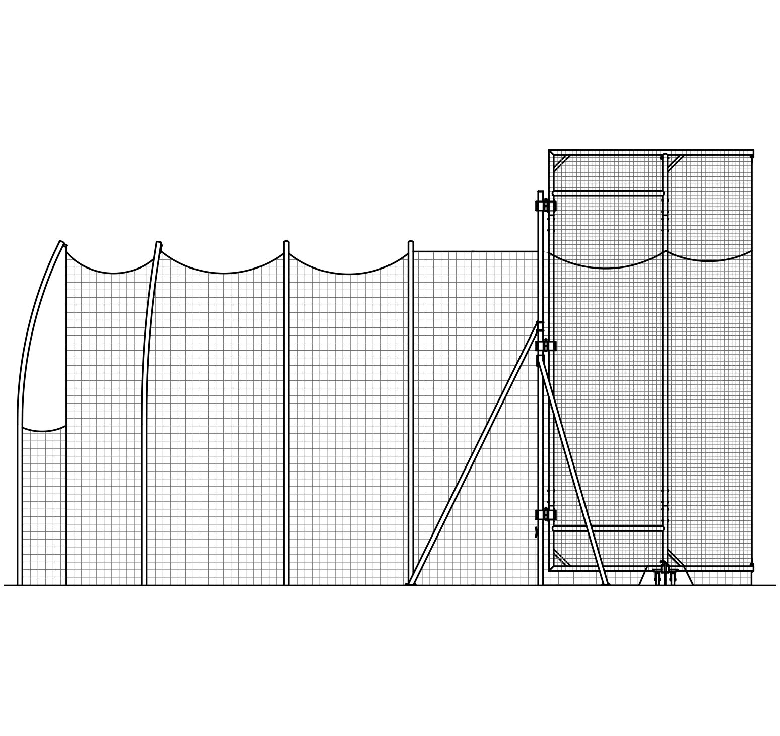Gill Athletics Barrier Net for 742110/742120/742130 International Hammer Cage