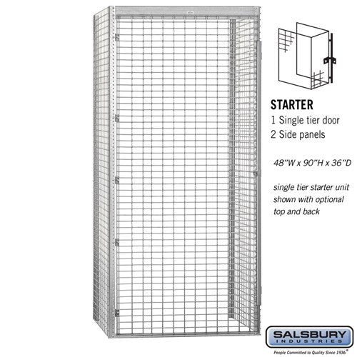 Salsbury 48" Wide Single Tier Bulk Storage Locker