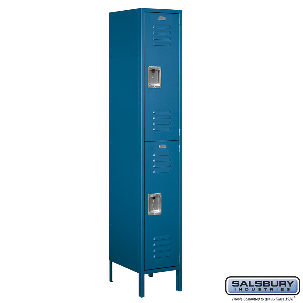 Salsbury 15" Wide Double Tier Standard Metal Locker -1 Wide