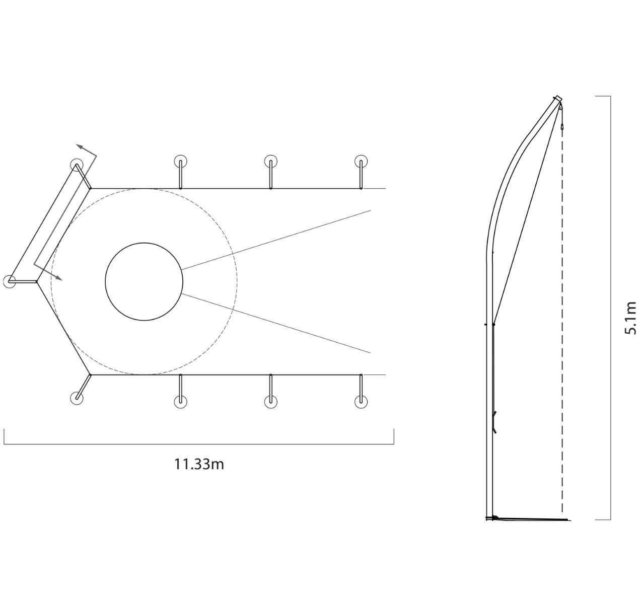 Gill Athletics Replacement Net for 73140 Discus Cage