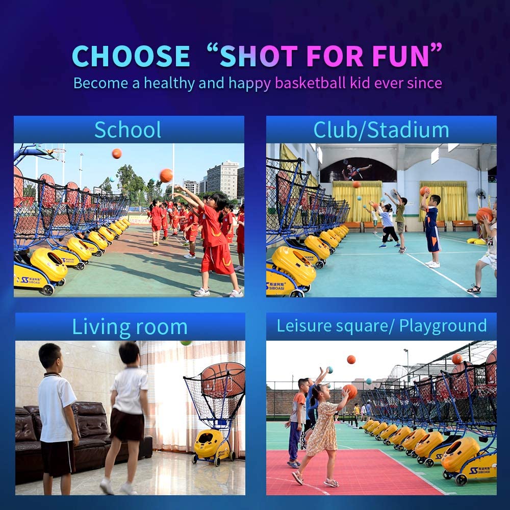 Siboasi Basketball Machine for Kids Home Training S6809A