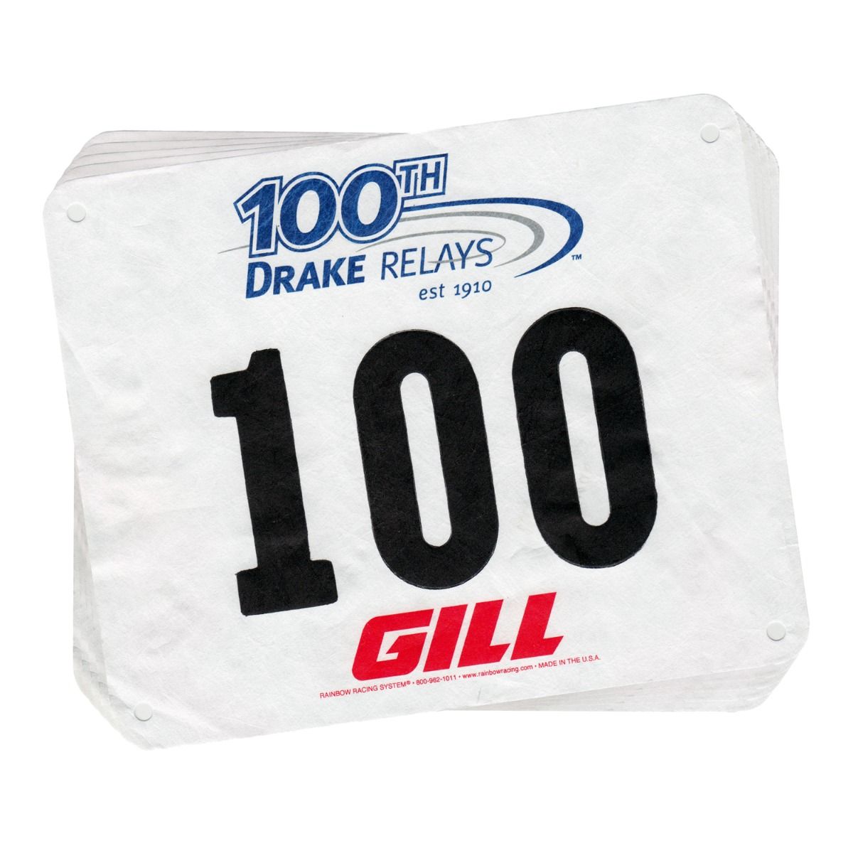 Gill Athletics Customized Competitor Numbers