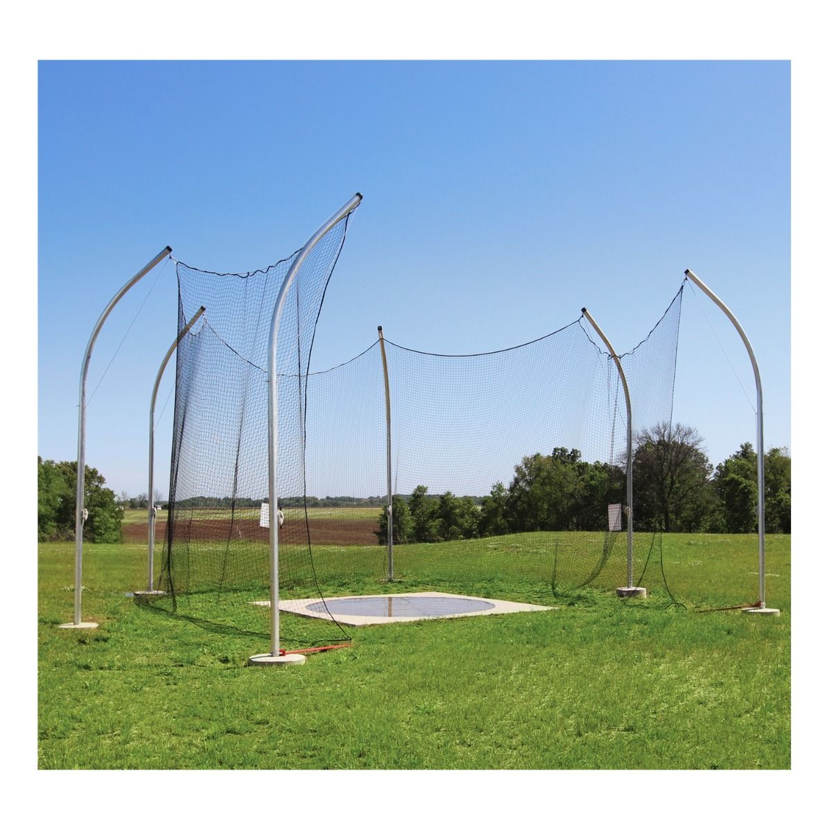 Gill Athletics High School Aluminum Discus Cages