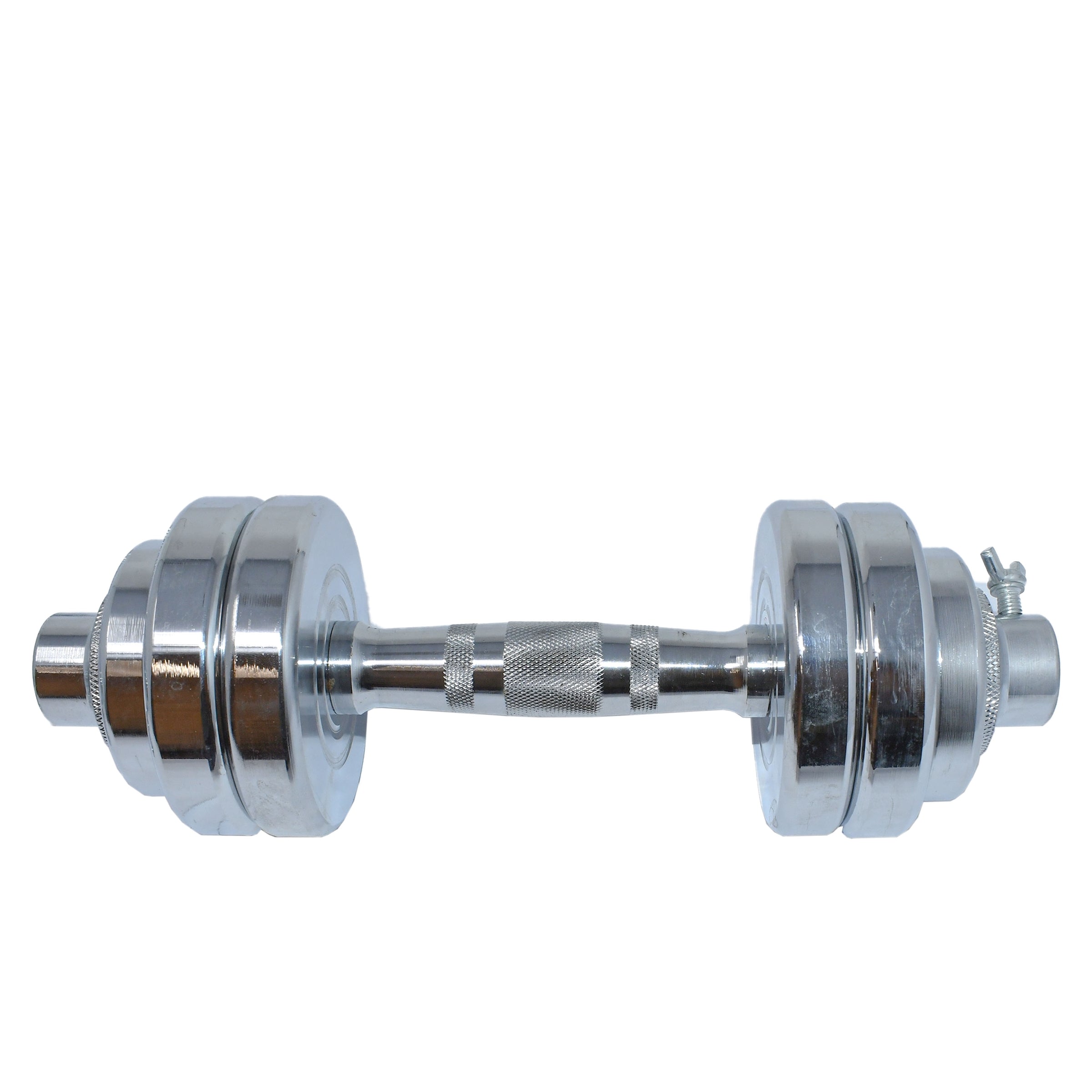 Adjustable Dumbbell Set for Home Gym Chrome Finish