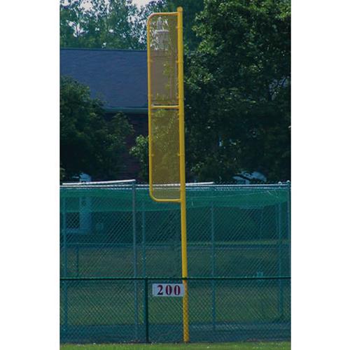 20 Professional Foul Pole (Baseball – Surface Mount) Yellow Front View