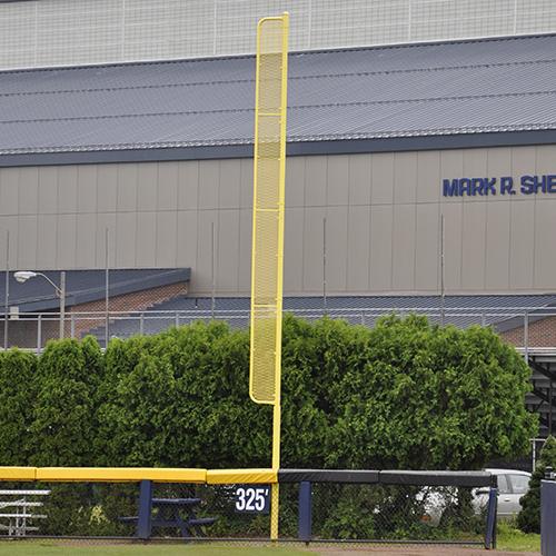 30 Professional Foul Pole (Baseball – Surface Mount) Yellow Front View