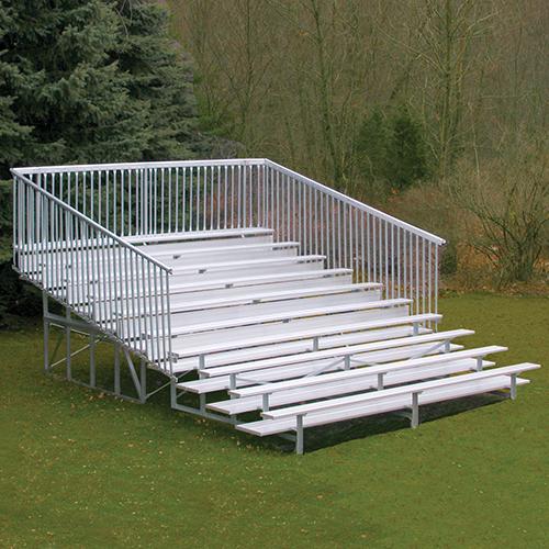 JayPro 10 Row Enclosed Bleacher Guard Rail