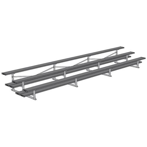 JayPro 3 Row 21 All Aluminum Preferred Bleacher