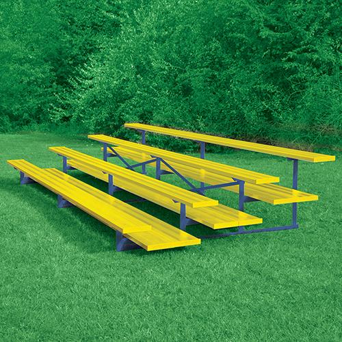 JayPro 4 Row 21' All Aluminum Preferred Bleacher - Pitch Pro Direct