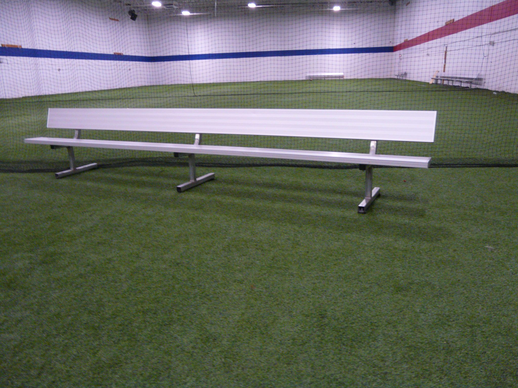 Bison Player Bench with Backrest - Pitch Pro Direct