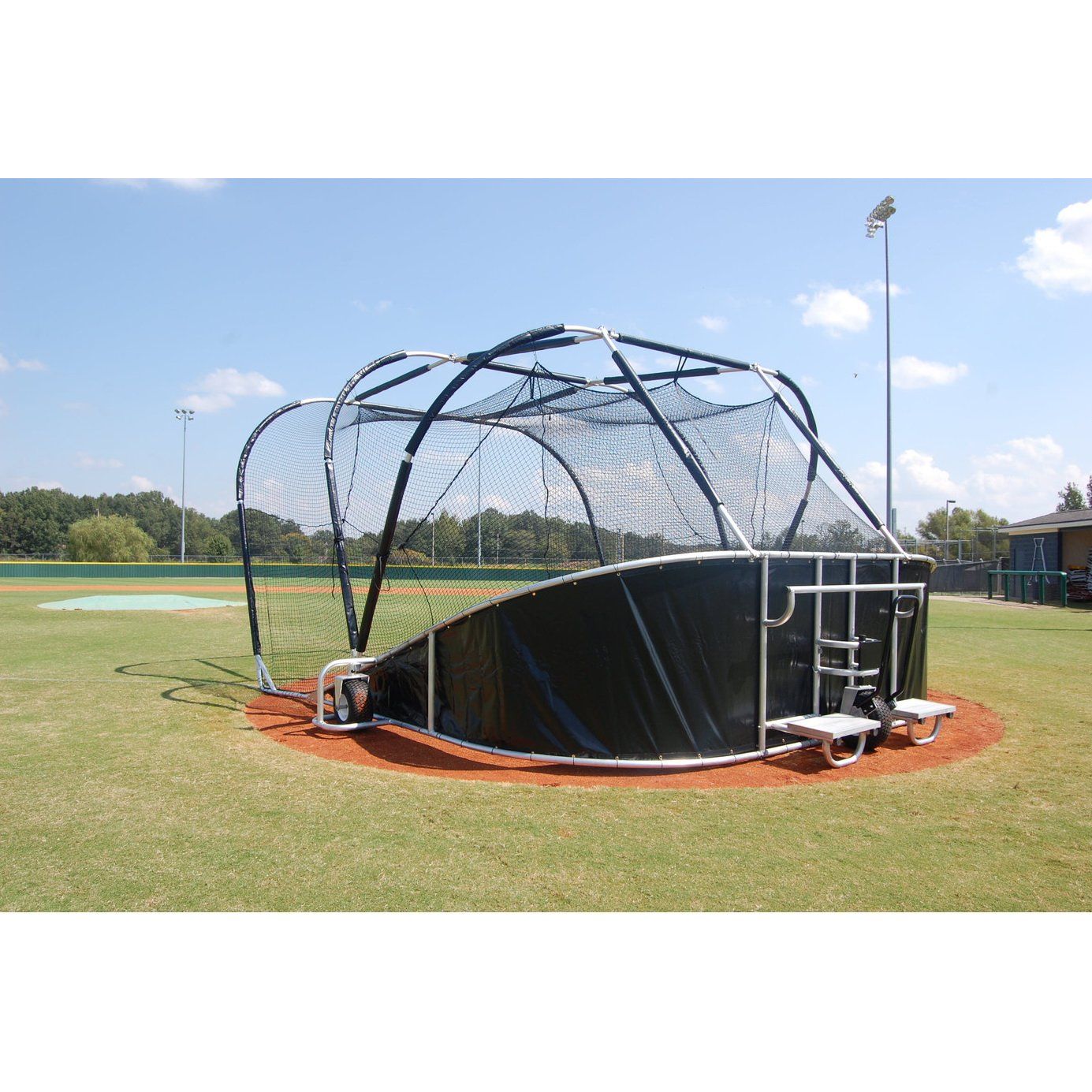 ProCage Professional Roll Away Portable Hitting Turtle for Baseball - Pitch Pro Direct