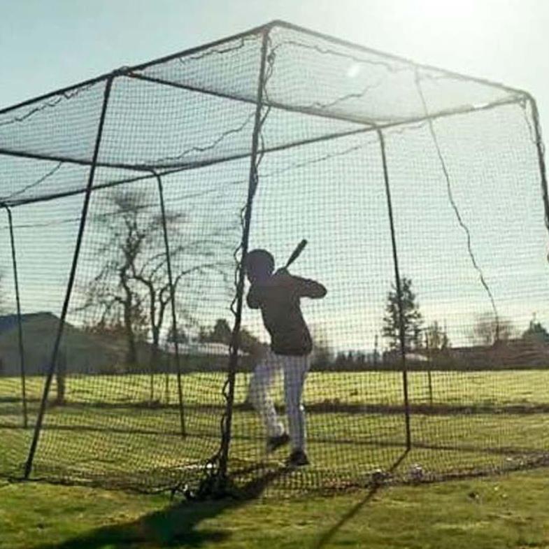 Free Standing Batting Cage for Residential or Commercial Use #32 Net