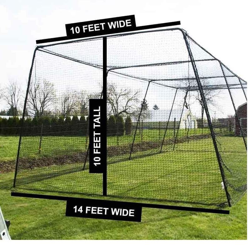 Free Standing Batting Cage for Residential or Commercial Use #32 Net