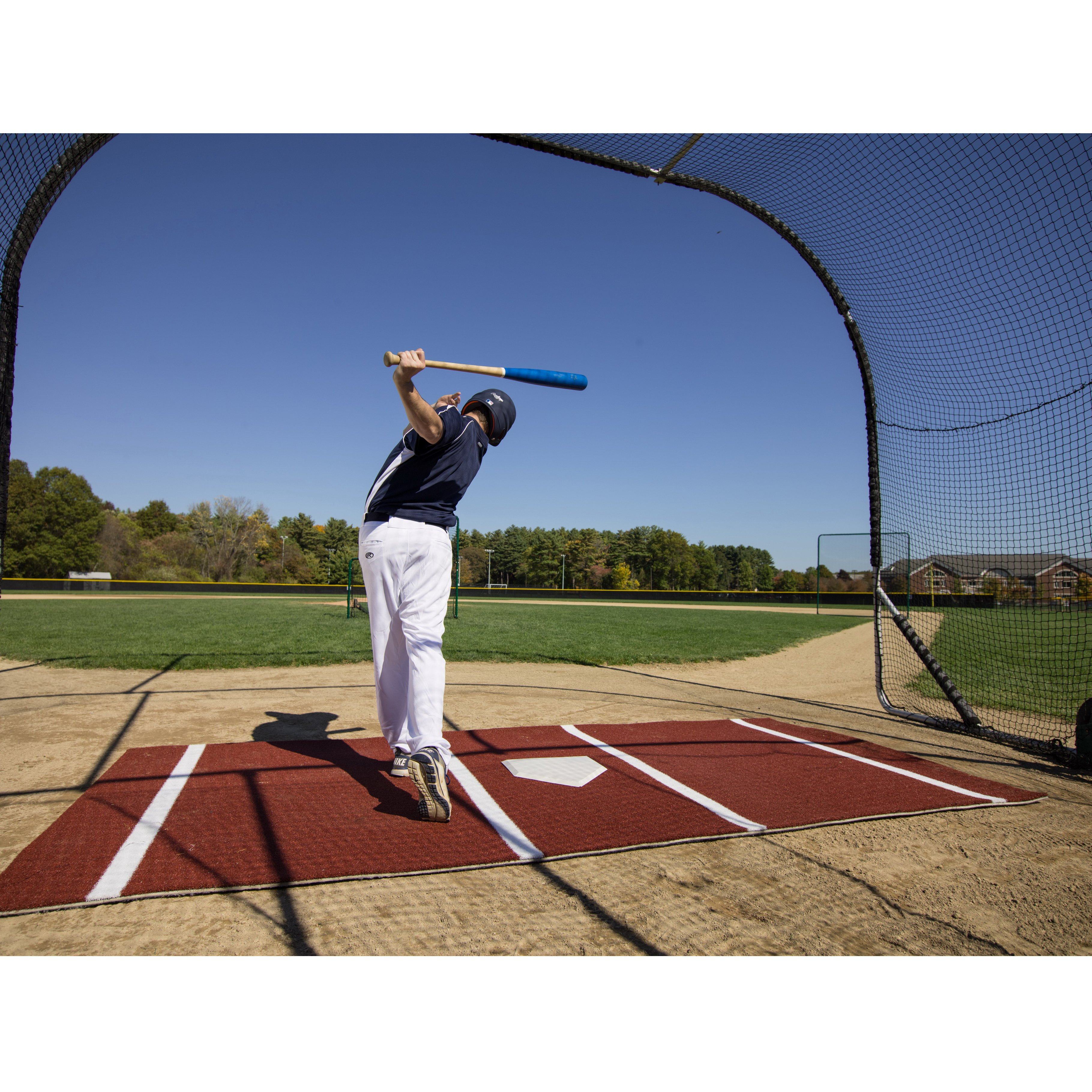 ProMounds 12' x 6' Lined Portable Batting Mat Pro - Pitch Pro Direct