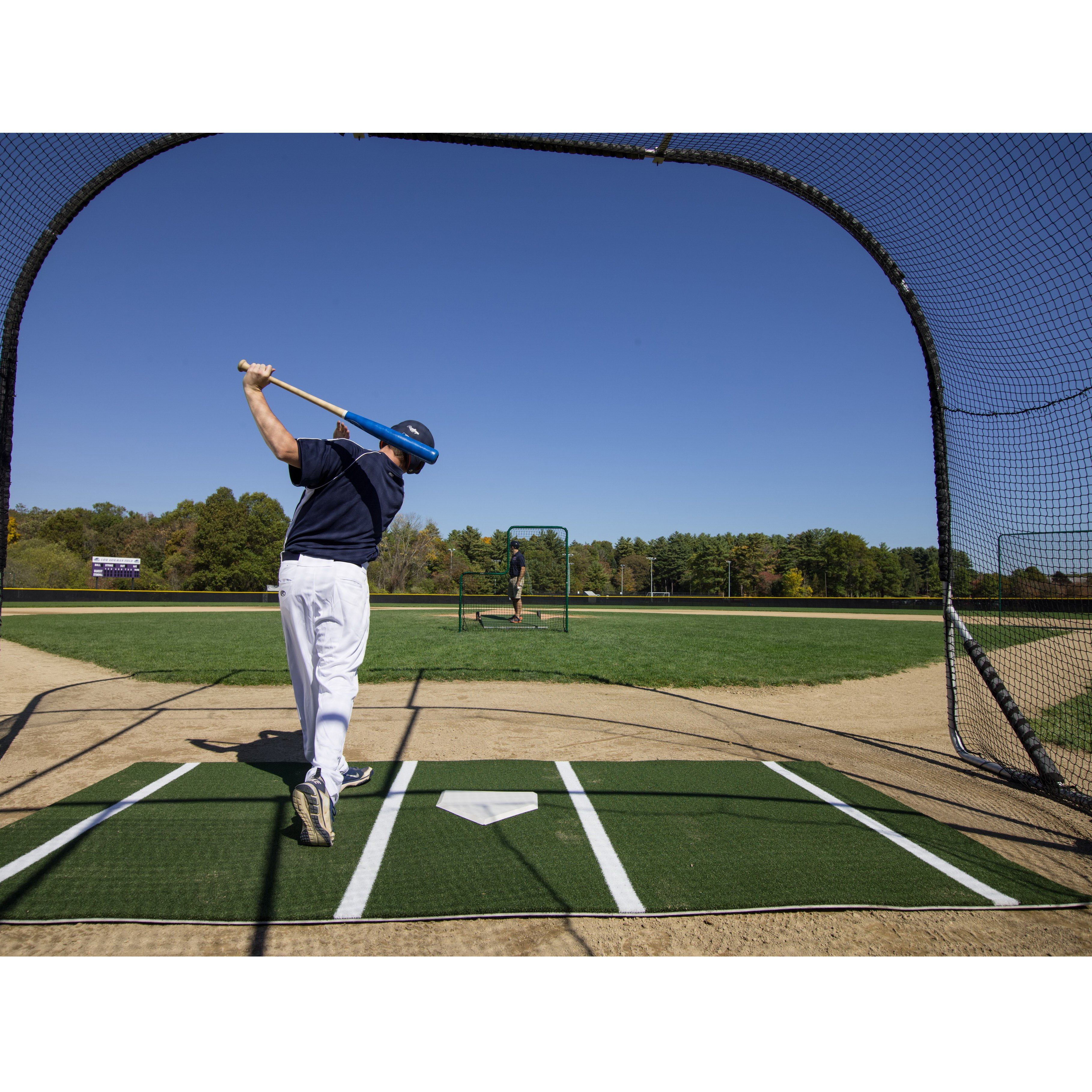 ProMounds 12' x 6' Lined Portable Batting Mat Pro - Pitch Pro Direct