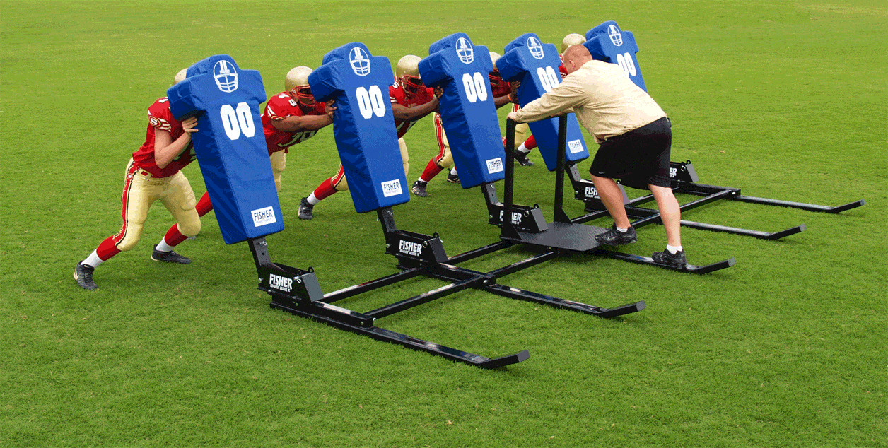 Fisher Coaches Platform For Big Boomer Football Blocking Sled - Pitch Pro Direct