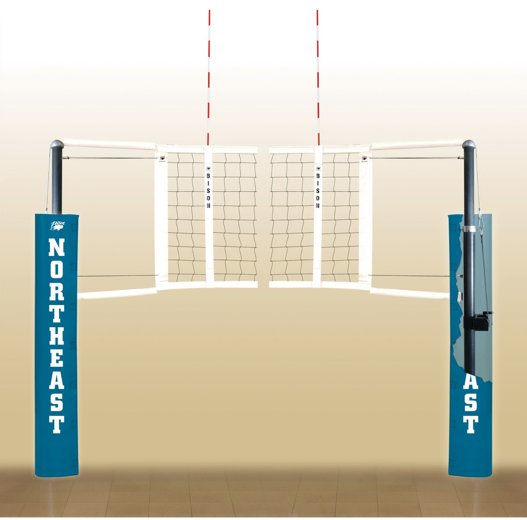Bison CarbonLite Composite Volleyball System - Pitch Pro Direct