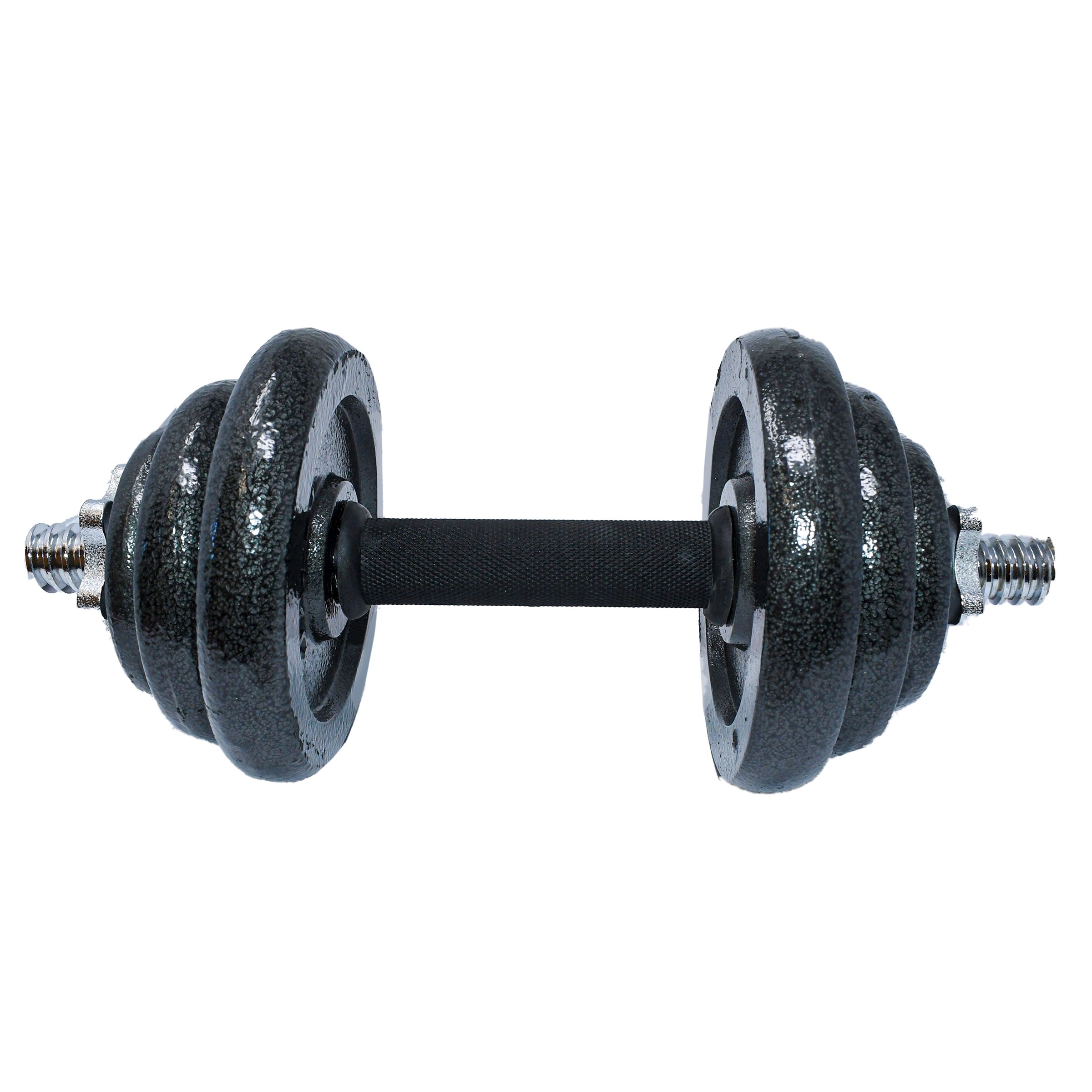 Cast Iron Adjustable Dumbbell Set for Home Gym - 44 lbs (20 kg)