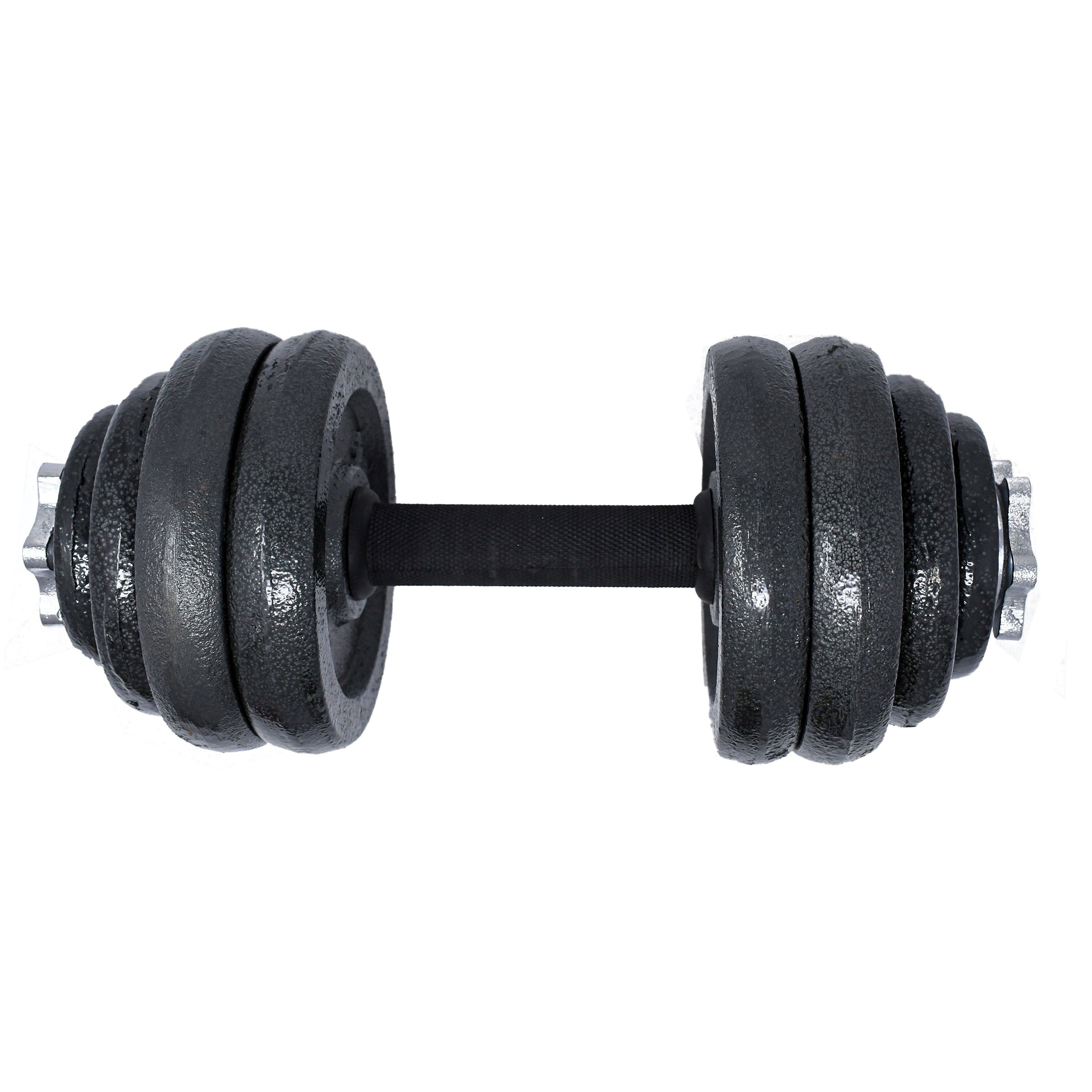 Cast Iron Adjustable Dumbbell Set for Home Gym - 66 lbs (30 kg)
