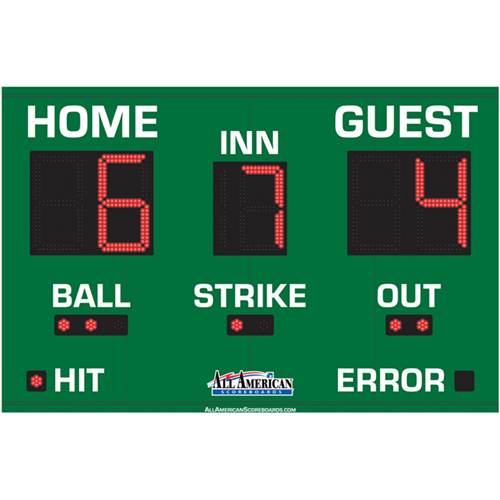 Everbrite Baseball Scoreboard 5 x 8