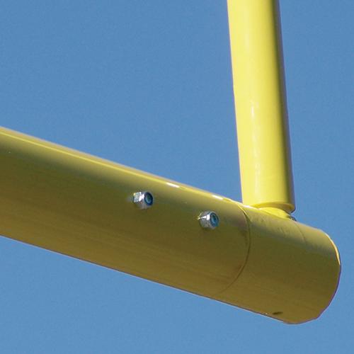 JayPro 6Ox20U Steel Football Goal Post Leveling Plate – High School Details