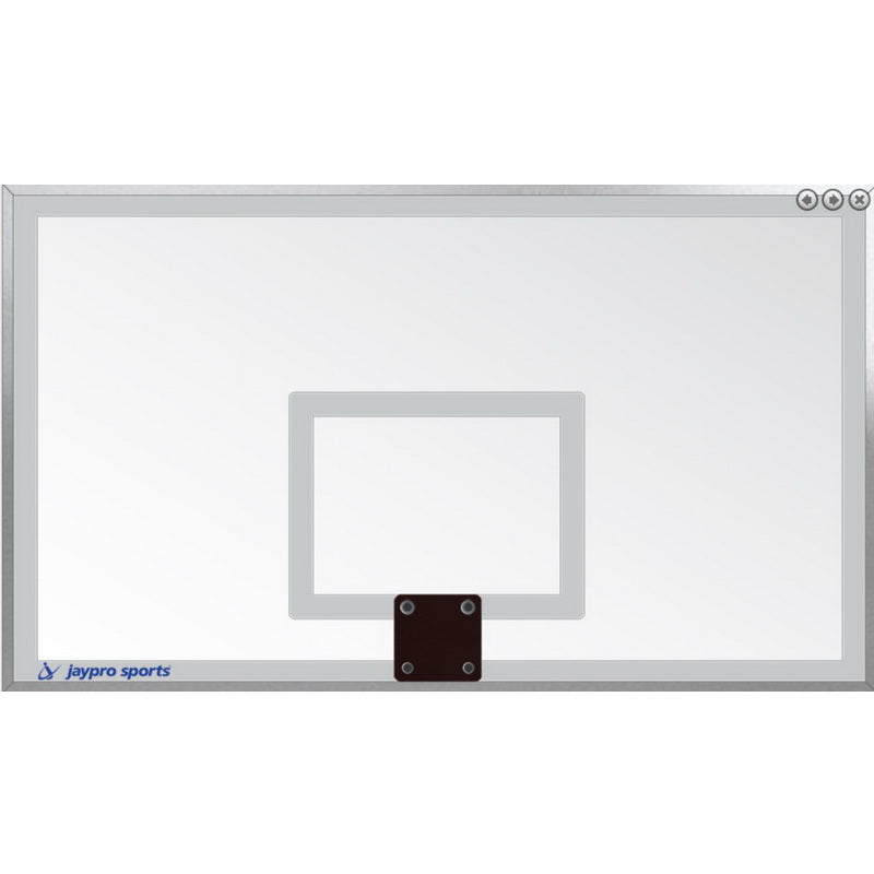 Jaypro Titan Fixed Height In-Ground Basketball Goal System