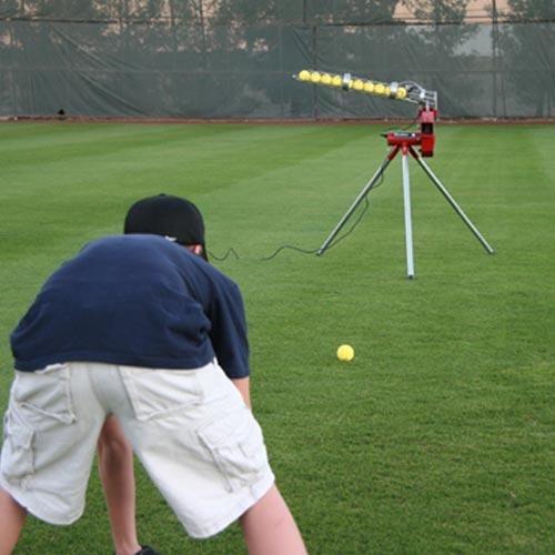 Heater Real Baseball Pitching Machine With Auto Ballfeeder - Pitch Pro Direct