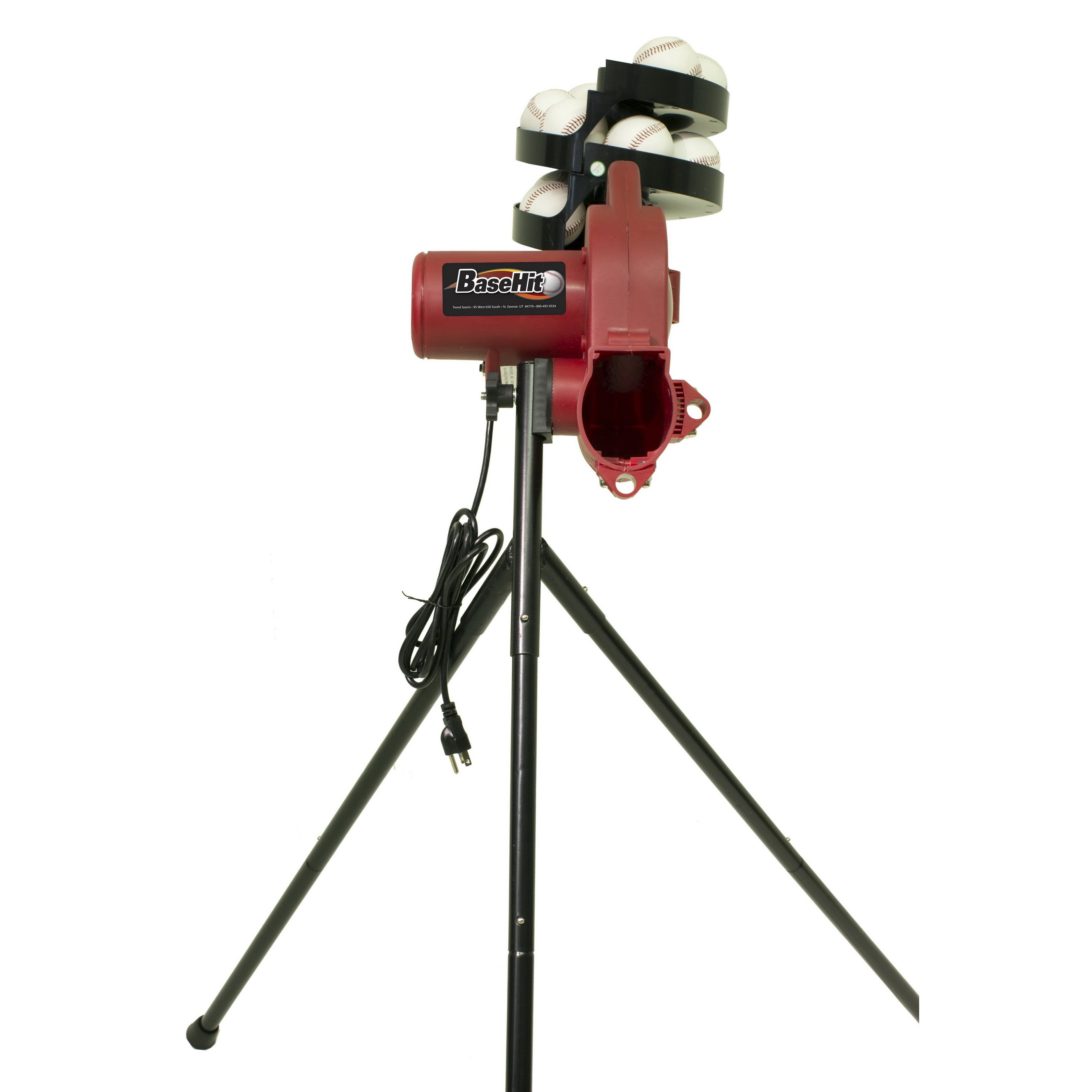 Heater Sports BaseHit Real Baseball Portable Pitching Machine - Pitch Pro Direct