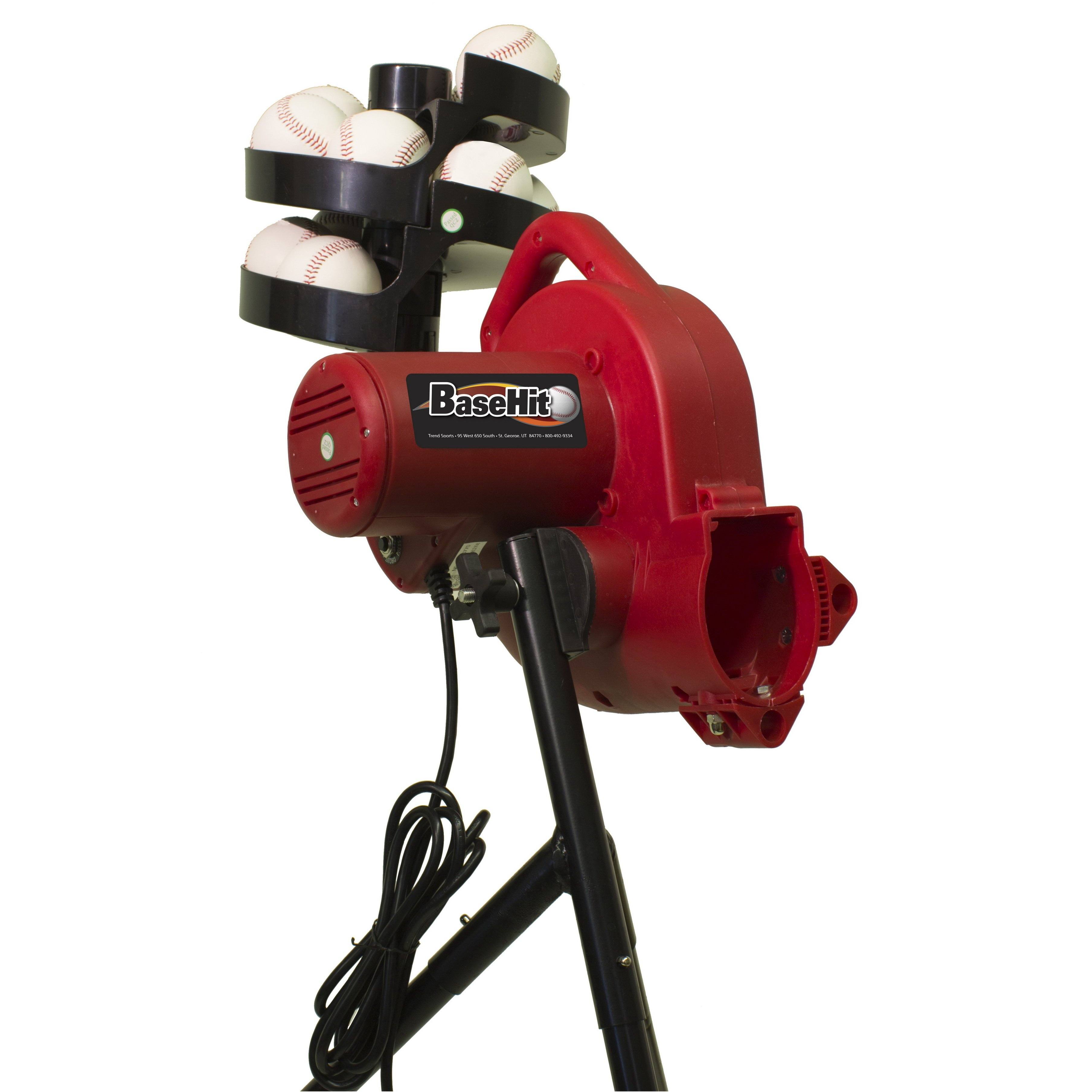 Heater Sports BaseHit Real Baseball Portable Pitching Machine - Pitch Pro Direct