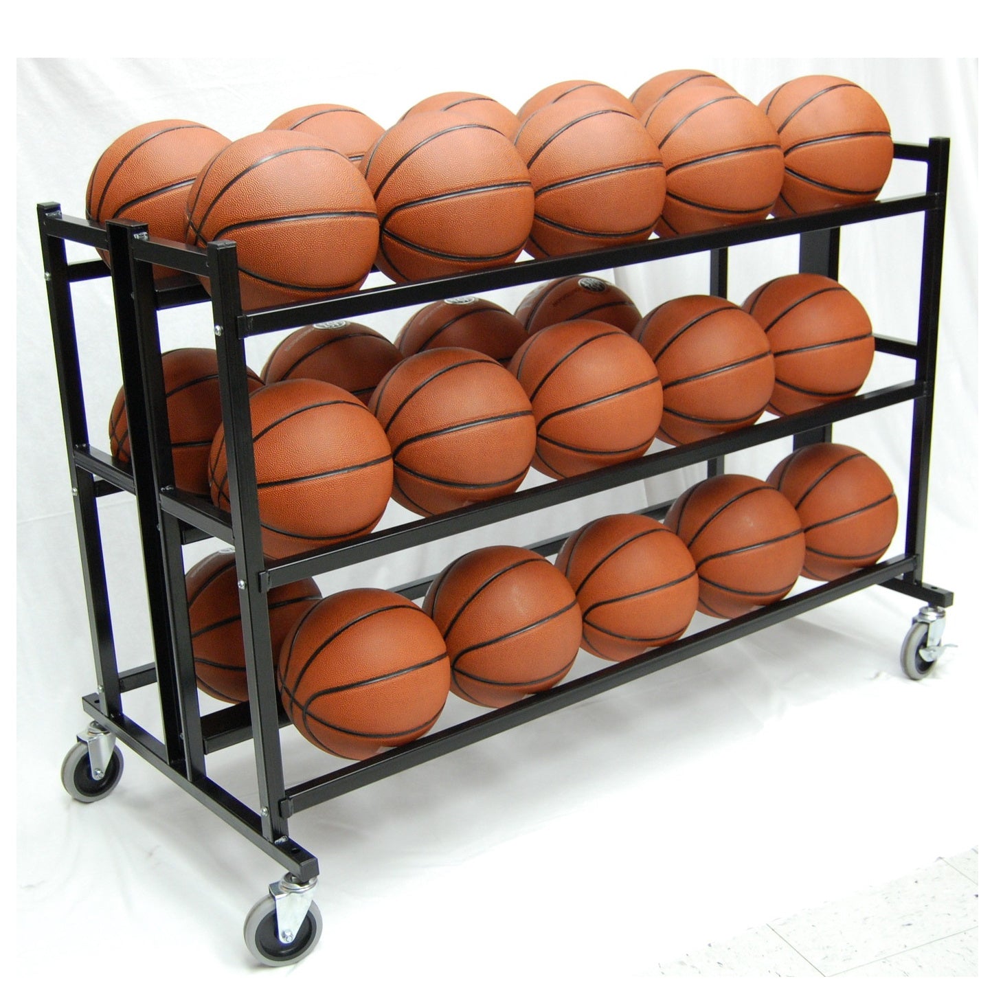 Trigon Sports Heavy Duty Double Wide Ball Cart