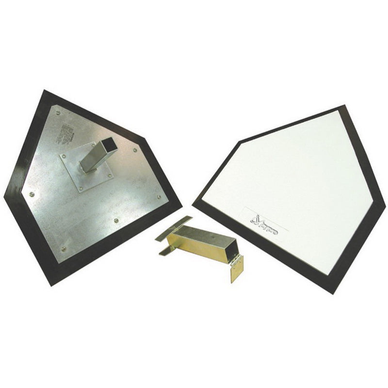 Home Plate - Major League (1-1/2" Anchor) Showing Both Sides