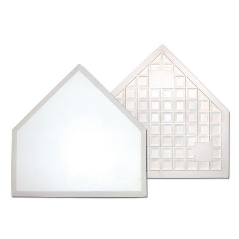 Home Plate - Rubber Throw Down Two Sides View