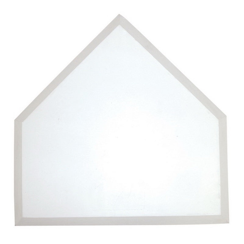 Home Plate - Rubber Throw Down Front View